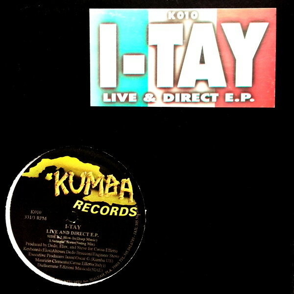 【中古】米12” I-Tay Live And Direct E.P. K010 Kumba Records /00250