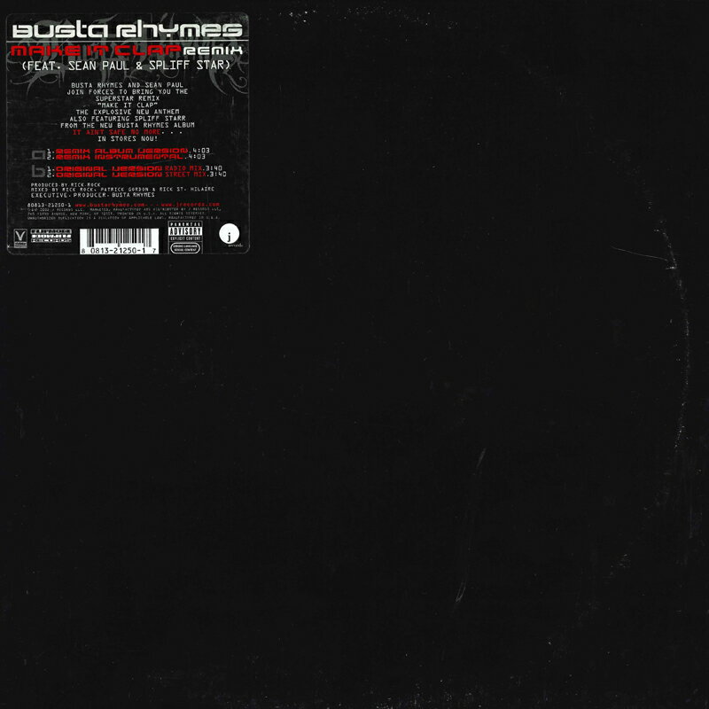 【中古】米12” Busta Rhymes Make It Clap 80813212501 J /00250
