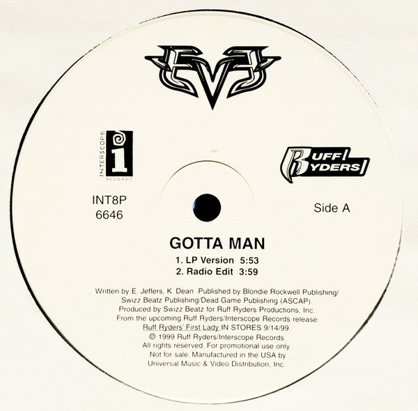 ・アーティスト Eve ・タイトル Gotta Man ・レーベル・型番 Interscope Records INT8P6646PROMO ・フォーマット 12" ・コンディション(盤) 良い (VG+) ・コンディション(ジャケット) 良い (VG+) ・コンディション(帯) オビなし ・特記事項 【プロモ盤】 【カバーに軽い擦れ】【カバーにシール付着】 サンプル画像です。実際の商品の画像ではありません 商品写真はバーコード/カタログ番号に対応したサンプル画像ですので、お送りする商品の画像ではありません。帯やライナーなどの付属品は、特記事項に記載されている場合のみ含まれます。プロモやカラーレコードなどの仕様についても、該当する場合のみ特記事項に記載しています。 【ご購入前に必ずご確認ください】 ・本店サイト(www.recordcity.jp)とは価格、送料が違います ・本店サイト、その他支店のオーダーとは同梱発送できません ・注文確定後に別の注文を頂いた場合、注文同士の同梱は致しかねます。 ・別倉庫から発送しているため、店頭受け渡しは対応しておりません ・一部商品は他の通販サイトでも販売しているため、ご注文のタイミングによっては商品のご用意ができない場合がございます。 ・土日祝日はお休みです 金曜・祝前日9時以降のご連絡またはご入金は、返答または発送が週明け・祝日明けに順次対応となります。 ・ご購入後のキャンセル不可 ご購入後のキャンセルはいかなる理由においてもお受けできません。ご了承の上、ご購入くださいませ。 ・日本郵便(ゆうパック/ゆうメール)によるお届けになります。 ・中古品であることをご理解ください 当ストアでは中古商品を主に販売しております。中古品であることをご理解の上ご購入ください。また、一部商品はRecordCityオンラインストアで試聴可能です。 ・返品について お客様のご都合による返品は一切承っておりません。 表記の内容と実際の商品に相違がある場合、また針飛び等で返品・返金をご希望される場合は、商品の到着後1週間以内にご連絡ください。商品の返送をこちらで確認後、キャンセル・返金を行います。 コンディションVG以下の商品は返品できません。プレイに影響のない表面のこすれ傷、プレス起因のノイズ盤は返品の対象外です。 【コンディション表記】 ・ほぼ新品(M-)(Like New) 完全な新品。未使用。当店ではほぼ使用しません ・非常に良い(EX)(Excellent) 中古盤として美品な状態。わずかな経年を感じるものの傷みを感じさせない、当店基準で最高の状態 ・良い(VG+)(Very Good Plus) 丁寧に扱われた中古品で、軽い使用感がみられる。 ・可(VG)(Acceptable) 使い込まれた中古品で、「良い」よりもさらに使用感がみられる。 ・悪い(VG-)(Bad) 状態が悪いアイテム。使用の保障はなく、再生不可、針飛び、目立つノイズがあるかもしれない。状態によるクレーム不可。返品不可。 ・非常に悪い(G)(Very Bad) 「悪い」よりさらに状態が悪いアイテム。使用の保障はなく、再生不可、針飛び、目立つノイズがあるかもしれない。状態によるクレーム不可。返品不可。 ・ジャンク(Fair)(Junk/Fair) 割れている、反っている、水ダメージがある、カビ、ジャケットが分離している、ひどい書き込み、ひどい擦れなど最低の状態。使用の保障はなく、再生不可、針飛び、目立つノイズがあるかもしれない。状態によるクレーム不可。返品不可。 ・ジャンク(Poor)(Junk/Poor) 割れている、反っている、水ダメージがある、カビ、ジャケットが分離している、ひどい書き込み、ひどい擦れなど最低の状態。使用の保障はなく、再生不可、針飛び、目立つノイズがあるかもしれない。状態によるクレーム不可。返品不可。