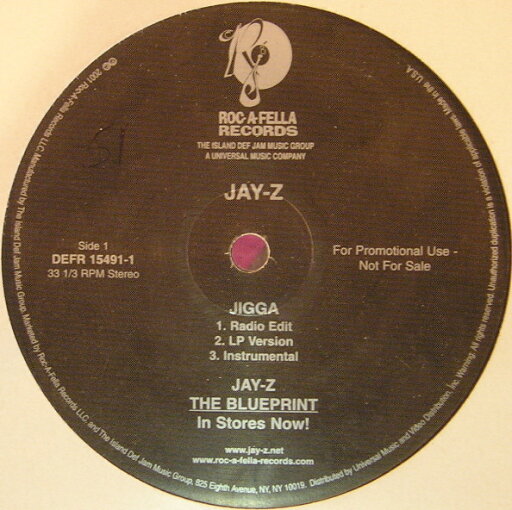 【中古】米12” Jay-Z Jigga / Renegade DEFR154911 Def Jam Recordings /00250 【中古】米12” Jay-Z Jigga / Renegade DEFR154911 Def Jam Recordings /00250