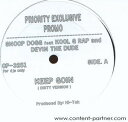 【中古】12” Snoop Dogg Keep Goin CP3251 Priority Records /00250