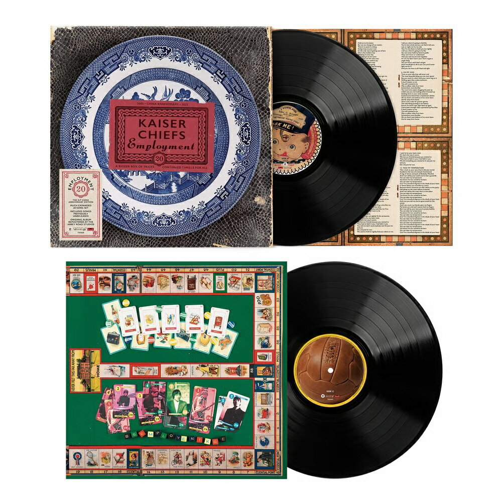 【新品】欧2LP Kaiser Chiefs Employment 20 (China Anniversary Edition) 7565668 B-UNIQUE RECORDS 未開封 /00520