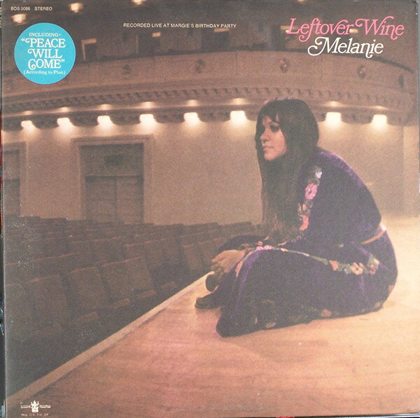Artist Name: B - 【中古】LP Melanie Leftover Wine BDS5066 Buddah Records /00260