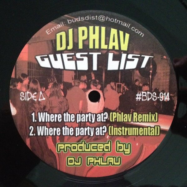 【中古】米12” DJ Phlav Guest List BDS914 BUDS Distribution /00250