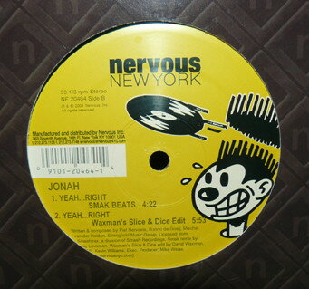 【中古】米12” Jonah Yeah...Right (Remixes) NE20464 Nervous Records /00250
