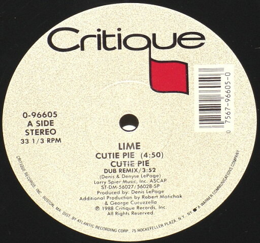 【中古】米12” Lime Cutie Pie / Did You See That Girl 096605 CRITIQUE /00250 【中古】米12” Lime Cutie Pie / Did You See That Girl 096605 CRITIQUE /00250