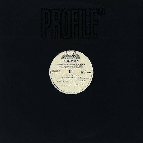 Artist Name: K - 【中古】米12” Run-DMC Simmons Incorporated PRDP7405 Arista /00250