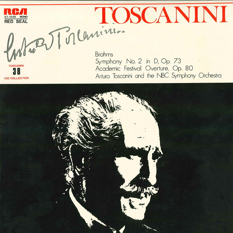 【中古】LP アルトゥーロ・トスカニーニ ブラームス 交響曲第2番ニ調 作品73 大学祝典序曲作品8 AT1038 RCA /00260 recordcity-10782600 RECORD CITY 楽天市場店 パッケージ画像