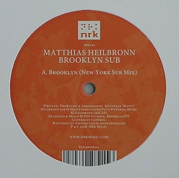 【中古】英12” Matthias Heilbronn Brooklyn Sub NRK142 NRK Sound Division /00250