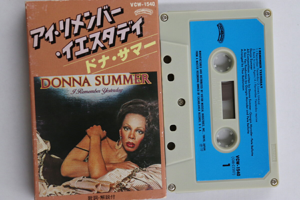 【中古】Cassette Donna Summer I Remember Yesterday VCW1540 CASABLANCA /00110