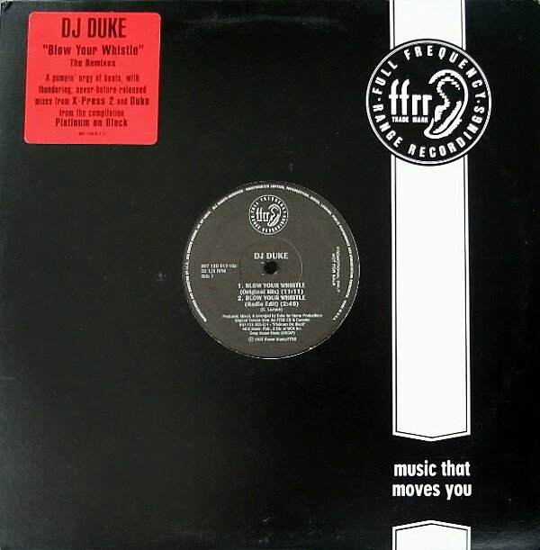 【中古】米12” DJ Duke Blow Your Whistle (The Remixes) 6971200171DJ FFRR /00250