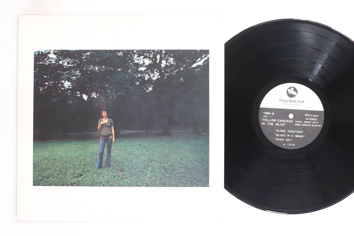 【中古】LP Kimiko Kasai Yellow Carcass In The Blue TBM8 THREE BLIND MICE Japan Vinyl