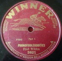 【中古】英78RPM/SP Fred Wildon Phonofiddleoddities 3821 Winner /00500