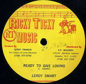 【中古】米12” Leroy Smart Ready To Give Loving LLR002 RICKY TICKY MUSIC /00250