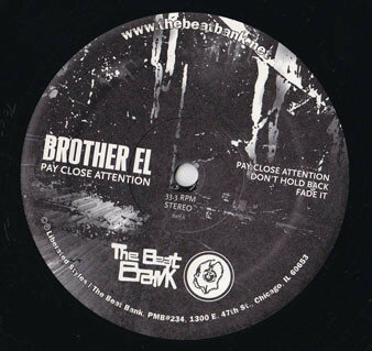 ・アーティスト Brother El ・タイトル Pay Close Attention ・レーベル・型番 The Beat Bank 7669 ・フォーマット 12" ・コンディション(盤) 非常に良い(EX) ・コンディション(ジャケット) 良い (VG+) ・コンディション(帯) オビなし ・特記事項 サンプル画像です。実際の商品の画像ではありません 商品写真はバーコード/カタログ番号に対応したサンプル画像ですので、お送りする商品の画像ではありません。帯やライナーなどの付属品は、特記事項に記載されている場合のみ含まれます。プロモやカラーレコードなどの仕様についても、該当する場合のみ特記事項に記載しています。 【ご購入前に必ずご確認ください】 ・本店サイト(www.recordcity.jp)とは価格、送料が違います ・本店サイト、その他支店のオーダーとは同梱発送できません ・注文確定後に別の注文を頂いた場合、注文同士の同梱は致しかねます。 ・別倉庫から発送しているため、店頭受け渡しは対応しておりません ・一部商品は他の通販サイトでも販売しているため、ご注文のタイミングによっては商品のご用意ができない場合がございます。 ・土日祝日はお休みです 金曜・祝前日9時以降のご連絡またはご入金は、返答または発送が週明け・祝日明けに順次対応となります。 ・ご購入後のキャンセル不可 ご購入後のキャンセルはいかなる理由においてもお受けできません。ご了承の上、ご購入くださいませ。 ・日本郵便(ゆうパック/ゆうメール)によるお届けになります。 ・中古品であることをご理解ください 当ストアでは中古商品を主に販売しております。中古品であることをご理解の上ご購入ください。また、一部商品はRecordCityオンラインストアで試聴可能です。 ・返品について お客様のご都合による返品は一切承っておりません。 表記の内容と実際の商品に相違がある場合、また針飛び等で返品・返金をご希望される場合は、商品の到着後1週間以内にご連絡ください。商品の返送をこちらで確認後、キャンセル・返金を行います。 コンディションVG以下の商品は返品できません。プレイに影響のない表面のこすれ傷、プレス起因のノイズ盤は返品の対象外です。 【コンディション表記】 ・ほぼ新品(M-)(Like New) 完全な新品。未使用。当店ではほぼ使用しません ・非常に良い(EX)(Excellent) 中古盤として美品な状態。わずかな経年を感じるものの傷みを感じさせない、当店基準で最高の状態 ・良い(VG+)(Very Good Plus) 丁寧に扱われた中古品で、軽い使用感がみられる。 ・可(VG)(Acceptable) 使い込まれた中古品で、「良い」よりもさらに使用感がみられる。 ・悪い(VG-)(Bad) 状態が悪いアイテム。使用の保障はなく、再生不可、針飛び、目立つノイズがあるかもしれない。状態によるクレーム不可。返品不可。 ・非常に悪い(G)(Very Bad) 「悪い」よりさらに状態が悪いアイテム。使用の保障はなく、再生不可、針飛び、目立つノイズがあるかもしれない。状態によるクレーム不可。返品不可。 ・ジャンク(Fair)(Junk/Fair) 割れている、反っている、水ダメージがある、カビ、ジャケットが分離している、ひどい書き込み、ひどい擦れなど最低の状態。使用の保障はなく、再生不可、針飛び、目立つノイズがあるかもしれない。状態によるクレーム不可。返品不可。 ・ジャンク(Poor)(Junk/Poor) 割れている、反っている、水ダメージがある、カビ、ジャケットが分離している、ひどい書き込み、ひどい擦れなど最低の状態。使用の保障はなく、再生不可、針飛び、目立つノイズがあるかもしれない。状態によるクレーム不可。返品不可。