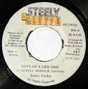 【中古】ジャマイカ7” Junior Tucker Love Of A Lifetime NONE Steely & Clevie Reco /00080