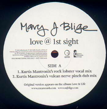 【中古】英12” Mary J. Blige Love @ 1st Sight WMCST40338 Geffen Records, Isla /00250