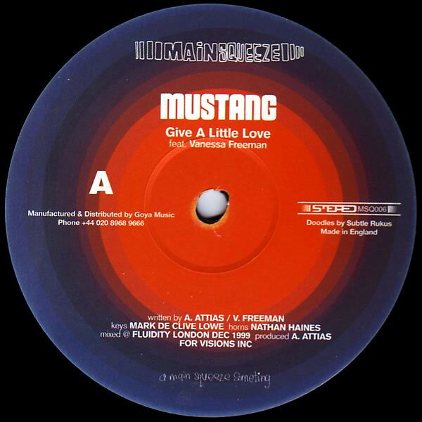 【中古】英12” Mustang, Vanessa Freeman Give A Little Love MSQ006 Main Squeeze /00250