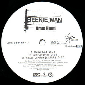 【中古】米12” Beenie Man Hmm Hmm 094635911213 Virgin Records Ameri /00250