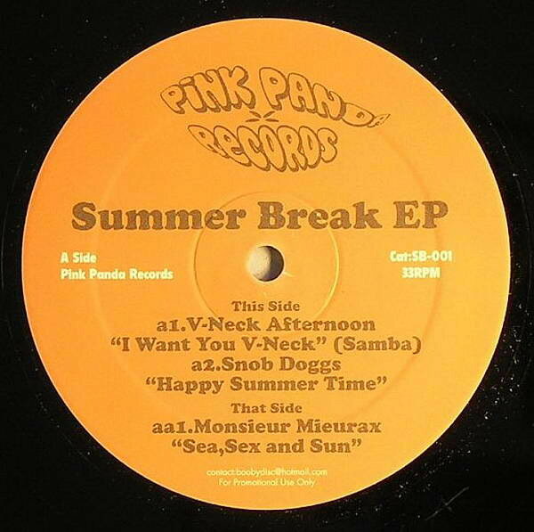 ・アーティスト Various ・タイトル Summer Break EP ・レーベル・型番 Pink Panda Records SB001 ・フォーマット 12インチレコード ・コンディション(盤) 悪い (VG-) ・コンディション(ジャケット) プレインカバー（元ジャケット／カバー無し） ・コンディション(帯) オビなし ・特記事項 【盤に目立ったキズ】【シールド汚れ】 サンプル画像です。実際の商品の画像ではありません 商品写真はバーコード/カタログ番号に対応したサンプル画像ですので、お送りする商品の画像ではありません。帯やライナーなどの付属品は、特記事項に記載されている場合のみ含まれます。プロモやカラーレコードなどの仕様についても、該当する場合のみ特記事項に記載しています。 【ご購入前に必ずご確認ください】 ・本店サイト(www.recordcity.jp)とは価格、送料が違います ・本店サイト、その他支店のオーダーとは同梱発送できません ・注文確定後に別の注文を頂いた場合、注文同士の同梱は致しかねます。 ・別倉庫から発送しているため、店頭受け渡しは対応しておりません ・一部商品は他の通販サイトでも販売しているため、ご注文のタイミングによっては商品のご用意ができない場合がございます。 ・土日祝日はお休みです 金曜・祝前日9時以降のご連絡またはご入金は、返答または発送が週明け・祝日明けに順次対応となります。 ・ご購入後のキャンセル不可 ご購入後のキャンセルはいかなる理由においてもお受けできません。ご了承の上、ご購入くださいませ。 ・日本郵便(ゆうパック/ゆうメール)によるお届けになります。 ・中古品であることをご理解ください 当ストアでは中古商品を主に販売しております。中古品であることをご理解の上ご購入ください。また、一部商品はRecordCityオンラインストアで試聴可能です。 ・返品について お客様のご都合による返品は一切承っておりません。 表記の内容と実際の商品に相違がある場合、また針飛び等で返品・返金をご希望される場合は、商品の到着後1週間以内にご連絡ください。商品の返送をこちらで確認後、キャンセル・返金を行います。 コンディションVG以下の商品は返品できません。プレイに影響のない表面のこすれ傷、プレス起因のノイズ盤は返品の対象外です。 【コンディション表記】 ・ほぼ新品(M-)(Like New) 完全な新品。未使用。当店ではほぼ使用しません ・非常に良い(EX)(Excellent) 中古盤として美品な状態。わずかな経年を感じるものの傷みを感じさせない、当店基準で最高の状態 ・良い(VG+)(Very Good Plus) 丁寧に扱われた中古品で、軽い使用感がみられる。 ・可(VG)(Acceptable) 使い込まれた中古品で、「良い」よりもさらに使用感がみられる。 ・悪い(VG-)(Bad) 状態が悪いアイテム。使用の保障はなく、再生不可、針飛び、目立つノイズがあるかもしれない。状態によるクレーム不可。返品不可。 ・非常に悪い(G)(Very Bad) 「悪い」よりさらに状態が悪いアイテム。使用の保障はなく、再生不可、針飛び、目立つノイズがあるかもしれない。状態によるクレーム不可。返品不可。 ・ジャンク(Fair)(Junk/Fair) 割れている、反っている、水ダメージがある、カビ、ジャケットが分離している、ひどい書き込み、ひどい擦れなど最低の状態。使用の保障はなく、再生不可、針飛び、目立つノイズがあるかもしれない。状態によるクレーム不可。返品不可。 ・ジャンク(Poor)(Junk/Poor) 割れている、反っている、水ダメージがある、カビ、ジャケットが分離している、ひどい書き込み、ひどい擦れなど最低の状態。使用の保障はなく、再生不可、針飛び、目立つノイズがあるかもしれない。状態によるクレーム不可。返品不可。