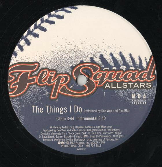 【中古】米12” Flip Squad Allstars The Things I Do MCA13253 MCA Records /00250