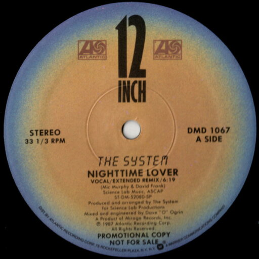【中古】米12” System Nighttime Lover DMD1067 Atlantic /00250 【中古】米12” System Nighttime Lover DMD1067 Atlantic /00250