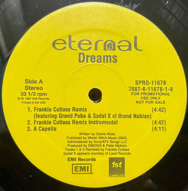 ����š���12�� Eternal Dreams 708761167818 EMI /00250