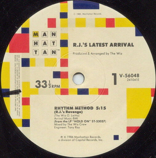 【中古】米12” R.J.s Latest Arrival Rhythm Method (R.J.s Revenge) V56048 Manhattan Records /00250 【中古】米12” R.J.s Latest Arrival Rhythm Method (R.J.s Revenge) V56048 Manhattan Records /00250