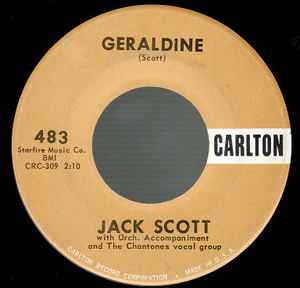 【中古】米7” Jack Scott With Your Love 483 Carlton /00080