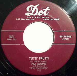 ・アーティスト Pat Boone ・タイトル Tutti Frutti / I'll Be Home ・レーベル・型番 Dot Records 4515443 ・フォーマット 7" ・コンディション(盤) 可 (VG) ・コンディション(ジャケット) プレインカバー（元ジャケット／カバー無し） ・コンディション(帯) オビなし ・特記事項 【盤汚れ】【レーベルに書き込み】 サンプル画像です。実際の商品の画像ではありません 商品写真はバーコード/カタログ番号に対応したサンプル画像ですので、お送りする商品の画像ではありません。帯やライナーなどの付属品は、特記事項に記載されている場合のみ含まれます。プロモやカラーレコードなどの仕様についても、該当する場合のみ特記事項に記載しています。 【ご購入前に必ずご確認ください】 ・本店サイト(www.recordcity.jp)とは価格、送料が違います ・本店サイト、その他支店のオーダーとは同梱発送できません ・注文確定後に別の注文を頂いた場合、注文同士の同梱は致しかねます。 ・別倉庫から発送しているため、店頭受け渡しは対応しておりません ・一部商品は他の通販サイトでも販売しているため、ご注文のタイミングによっては商品のご用意ができない場合がございます。 ・土日祝日はお休みです 金曜・祝前日9時以降のご連絡またはご入金は、返答または発送が週明け・祝日明けに順次対応となります。 ・ご購入後のキャンセル不可 ご購入後のキャンセルはいかなる理由においてもお受けできません。ご了承の上、ご購入くださいませ。 ・日本郵便(ゆうパック/ゆうメール)によるお届けになります。 ・中古品であることをご理解ください 当ストアでは中古商品を主に販売しております。中古品であることをご理解の上ご購入ください。また、一部商品はRecordCityオンラインストアで試聴可能です。 ・返品について お客様のご都合による返品は一切承っておりません。 表記の内容と実際の商品に相違がある場合、また針飛び等で返品・返金をご希望される場合は、商品の到着後1週間以内にご連絡ください。商品の返送をこちらで確認後、キャンセル・返金を行います。 コンディションVG以下の商品は返品できません。プレイに影響のない表面のこすれ傷、プレス起因のノイズ盤は返品の対象外です。 【コンディション表記】 ・ほぼ新品(M-)(Like New) 完全な新品。未使用。当店ではほぼ使用しません ・非常に良い(EX)(Excellent) 中古盤として美品な状態。わずかな経年を感じるものの傷みを感じさせない、当店基準で最高の状態 ・良い(VG+)(Very Good Plus) 丁寧に扱われた中古品で、軽い使用感がみられる。 ・可(VG)(Acceptable) 使い込まれた中古品で、「良い」よりもさらに使用感がみられる。 ・悪い(VG-)(Bad) 状態が悪いアイテム。使用の保障はなく、再生不可、針飛び、目立つノイズがあるかもしれない。状態によるクレーム不可。返品不可。 ・非常に悪い(G)(Very Bad) 「悪い」よりさらに状態が悪いアイテム。使用の保障はなく、再生不可、針飛び、目立つノイズがあるかもしれない。状態によるクレーム不可。返品不可。 ・ジャンク(Fair)(Junk/Fair) 割れている、反っている、水ダメージがある、カビ、ジャケットが分離している、ひどい書き込み、ひどい擦れなど最低の状態。使用の保障はなく、再生不可、針飛び、目立つノイズがあるかもしれない。状態によるクレーム不可。返品不可。 ・ジャンク(Poor)(Junk/Poor) 割れている、反っている、水ダメージがある、カビ、ジャケットが分離している、ひどい書き込み、ひどい擦れなど最低の状態。使用の保障はなく、再生不可、針飛び、目立つノイズがあるかもしれない。状態によるクレーム不可。返品不可。