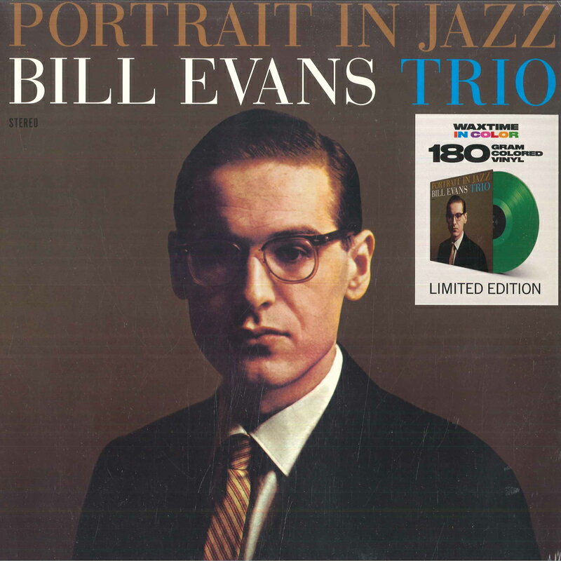 【新品】LP Bill Evans Trio Portrait In Jazz (Green Vinyl) 950616GREEN WaxTime In Color 未開封 /00260