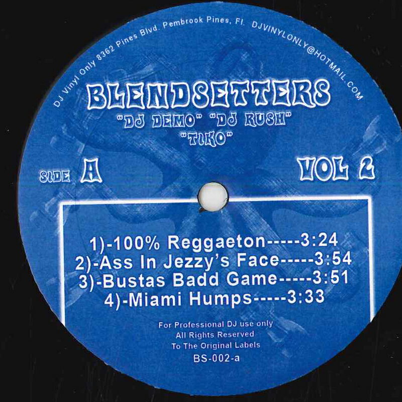 ����š�12�� Dj Demo, Dj Rush, Tiko Blendsetters Vol 2 BS002 NONE �ץ��� /00250