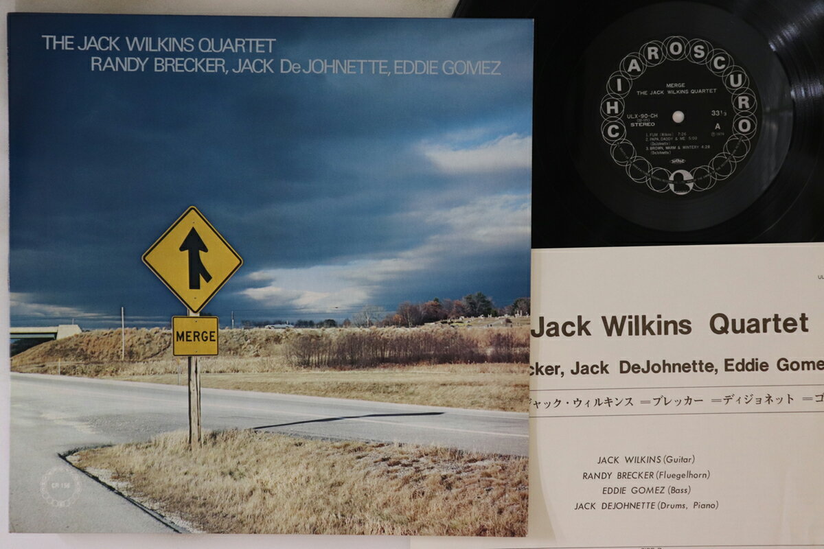 šLP Jack Wilkins Quartet Merge (with Randy Brecker, Jack DeJohnette, Eddie G ULX90CH CHIAROSCURO /00260
