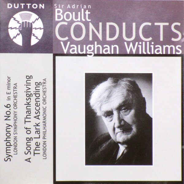 【中古】英CD Ralph Vaughan Williams, Sir Ad Boult Conducts Vaughan Williams: Symphony No. 6 / CD..