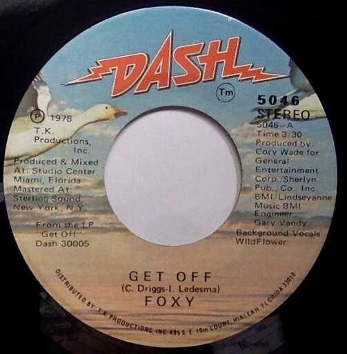 【中古】米7” Foxy Get Off / You Make Me Hot 5046 Dash /00080 【中古】米7” Foxy Get Off / You Make Me Hot 5046 Dash /00080