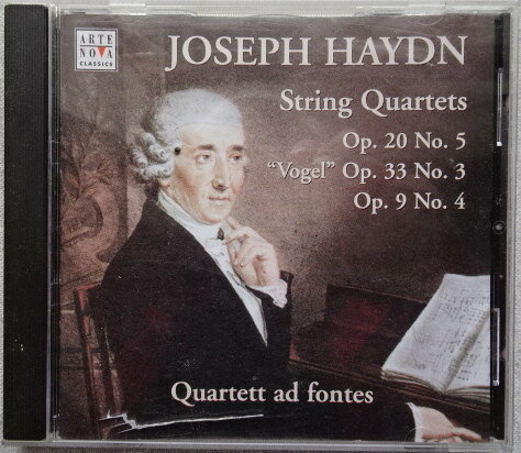 【中古】欧CD Haydn; Quartette Ad Fontes String Quartets 74321776362 Arte Nova Classics /00110