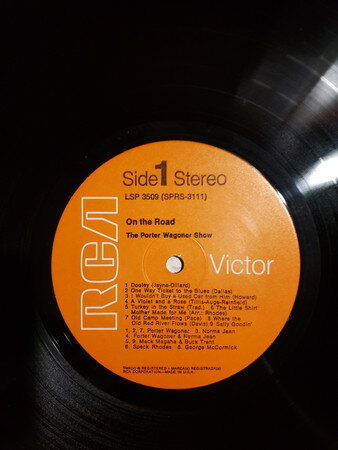 【中古】米LP Porter Wagoner On The Road--The Porter Wagoner Show With Norma Jea LSP3509 RCA Victor /00260