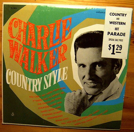 【中古】米LP Charlie Walker (2) Country Style VL73814 Vocalion /00260
