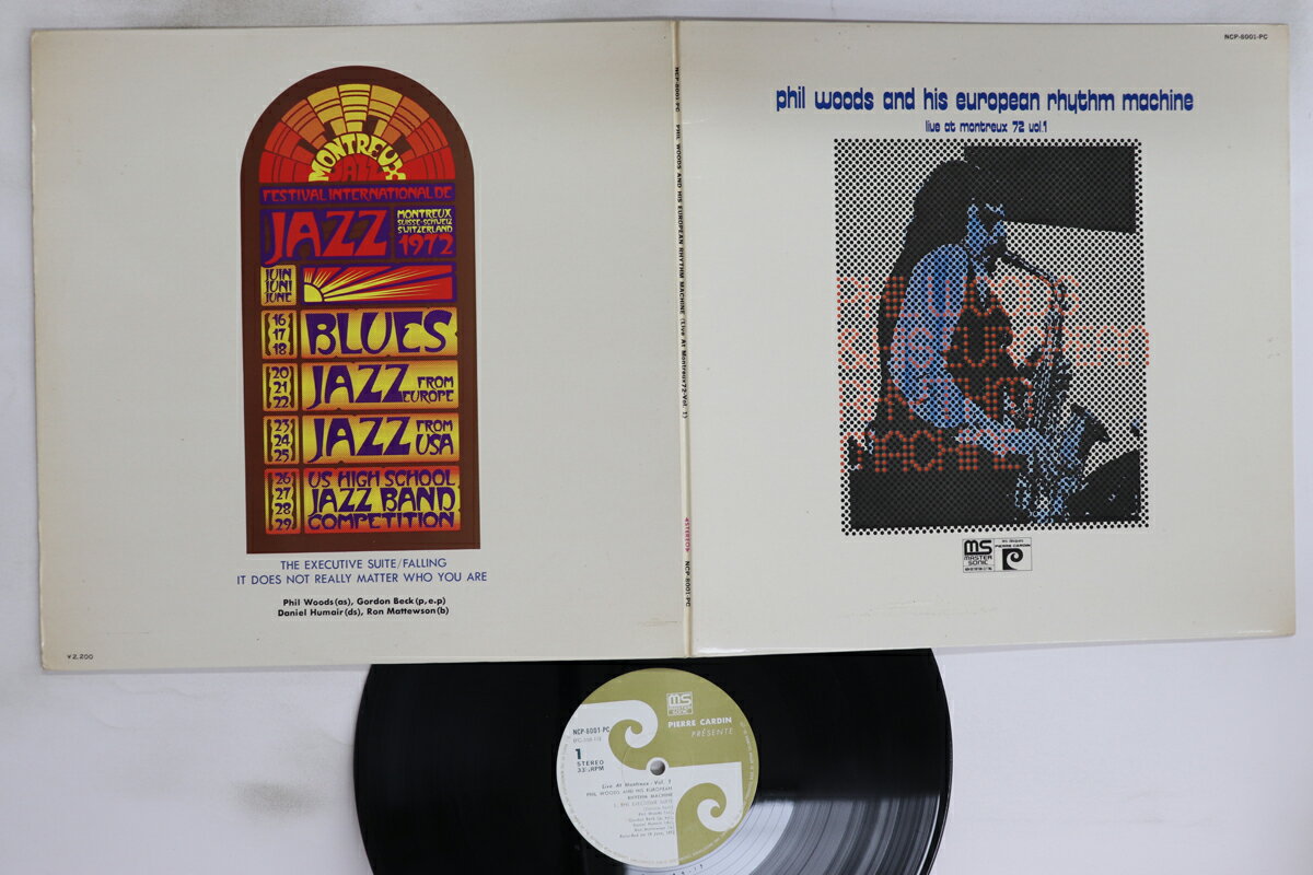 【中古】LP/GF Phil Woods Rhythm Machine At Montreux NCP8001PC MASTER SONIC Japan Vinyl /00400