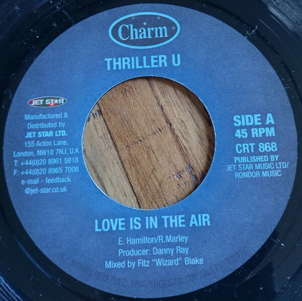 【中古】英7” Thriller U Love Is In The Air CRT868 Charm /00080
