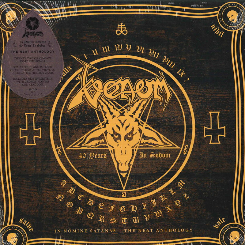 【新品】2discs LP Venom In Nomine Satanas - The Neat Anthology (40 Years In BMGCAT666DLP BMG, Sanctuary 未開封 /00660