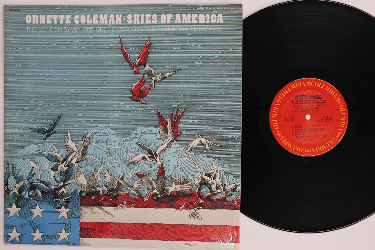 【中古】LP Ornette Coleman, London Symphony Skies Of America KC31562 COLUMBIA US Vinyl /00260