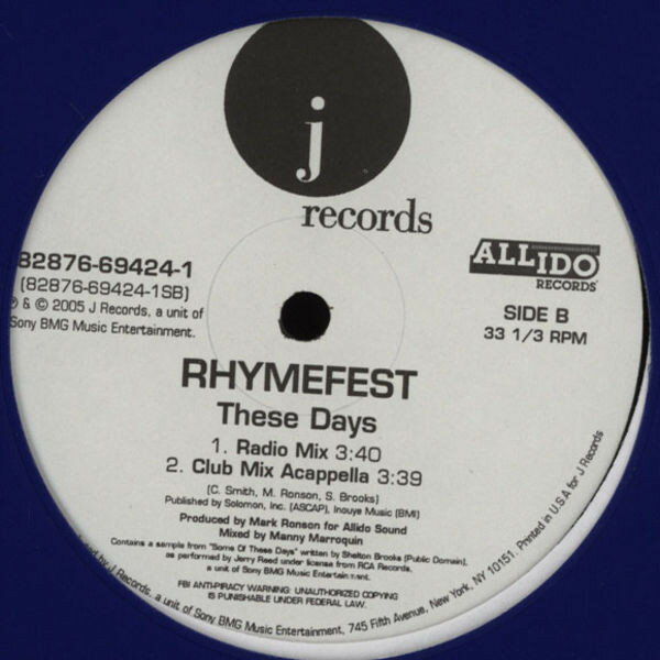 ・アーティスト Rhymefest ・タイトル These Days ・レーベル・型番 J Records, Allido Records 82876694241 ・フォーマット 12" ・コンディション(盤) 良い (VG+) ・コンディション(ジャケット) プレインカバー（元ジャケット／カバー無し） ・コンディション(帯) オビなし ・特記事項 【ハイプステッカー】 サンプル画像です。実際の商品の画像ではありません 商品写真はバーコード/カタログ番号に対応したサンプル画像ですので、お送りする商品の画像ではありません。帯やライナーなどの付属品は、特記事項に記載されている場合のみ含まれます。プロモやカラーレコードなどの仕様についても、該当する場合のみ特記事項に記載しています。 【ご購入前に必ずご確認ください】 ・本店サイト(www.recordcity.jp)とは価格、送料が違います ・本店サイト、その他支店のオーダーとは同梱発送できません ・注文確定後に別の注文を頂いた場合、注文同士の同梱は致しかねます。 ・別倉庫から発送しているため、店頭受け渡しは対応しておりません ・一部商品は他の通販サイトでも販売しているため、ご注文のタイミングによっては商品のご用意ができない場合がございます。 ・土日祝日はお休みです 金曜・祝前日9時以降のご連絡またはご入金は、返答または発送が週明け・祝日明けに順次対応となります。 ・ご購入後のキャンセル不可 ご購入後のキャンセルはいかなる理由においてもお受けできません。ご了承の上、ご購入くださいませ。 ・日本郵便(ゆうパック/ゆうメール)によるお届けになります。 ・中古品であることをご理解ください 当ストアでは中古商品を主に販売しております。中古品であることをご理解の上ご購入ください。また、一部商品はRecordCityオンラインストアで試聴可能です。 ・返品について お客様のご都合による返品は一切承っておりません。 表記の内容と実際の商品に相違がある場合、また針飛び等で返品・返金をご希望される場合は、商品の到着後1週間以内にご連絡ください。商品の返送をこちらで確認後、キャンセル・返金を行います。 コンディションVG以下の商品は返品できません。プレイに影響のない表面のこすれ傷、プレス起因のノイズ盤は返品の対象外です。 【コンディション表記】 ・ほぼ新品(M-)(Like New) 完全な新品。未使用。当店ではほぼ使用しません ・非常に良い(EX)(Excellent) 中古盤として美品な状態。わずかな経年を感じるものの傷みを感じさせない、当店基準で最高の状態 ・良い(VG+)(Very Good Plus) 丁寧に扱われた中古品で、軽い使用感がみられる。 ・可(VG)(Acceptable) 使い込まれた中古品で、「良い」よりもさらに使用感がみられる。 ・悪い(VG-)(Bad) 状態が悪いアイテム。使用の保障はなく、再生不可、針飛び、目立つノイズがあるかもしれない。状態によるクレーム不可。返品不可。 ・非常に悪い(G)(Very Bad) 「悪い」よりさらに状態が悪いアイテム。使用の保障はなく、再生不可、針飛び、目立つノイズがあるかもしれない。状態によるクレーム不可。返品不可。 ・ジャンク(Fair)(Junk/Fair) 割れている、反っている、水ダメージがある、カビ、ジャケットが分離している、ひどい書き込み、ひどい擦れなど最低の状態。使用の保障はなく、再生不可、針飛び、目立つノイズがあるかもしれない。状態によるクレーム不可。返品不可。 ・ジャンク(Poor)(Junk/Poor) 割れている、反っている、水ダメージがある、カビ、ジャケットが分離している、ひどい書き込み、ひどい擦れなど最低の状態。使用の保障はなく、再生不可、針飛び、目立つノイズがあるかもしれない。状態によるクレーム不可。返品不可。