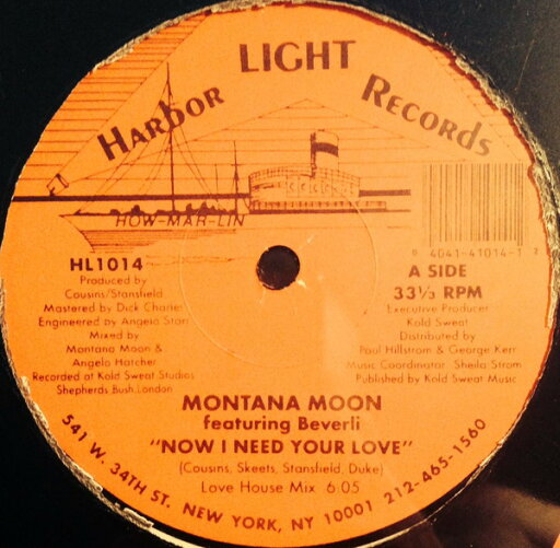 【中古】米12” Montana Moon, Beverli Now I Need Your Love HL1014 Harbor Light Records /00250 【中古】米12” Montana Moon, Beverli Now I Need Your Love HL1014 Harbor Light Records /00250