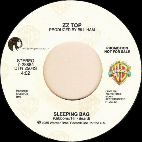 【中古】米7” ZZ Top Sleeping Bag 728884 Warner Bros. Records /00080
