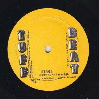 【中古】ジャマイカ12” Jerry Adams Stage RF001 Tuff Beat /00250