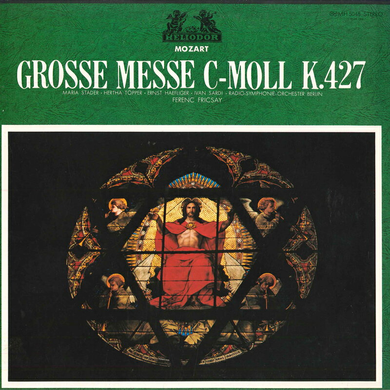 【中古】LP F.fricsay Mozart:grosse MESSE HELIODOR /00500
