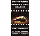 【中古】仏CD Carlos DAlessio / Marguerite Duras India Song Et Autres Musiques De Film...