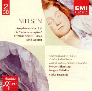 【中古】CD Carl Nielsen / Danmarks Radios Symfoniorkester / Herbert Blomstedt Nielsen: Symphonies Nos. 5 & 6 ”Sinfonia Semplice”; Hymnus Amoris; Sleep; Wind Quintet 5742992 EMI /00110
