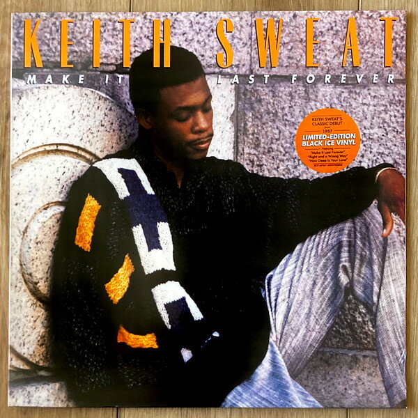 【新品】米LP Keith Sweat Make It Last Forever (Black Ice Vinyl) RCV160763 Elektra 未開封 /00260